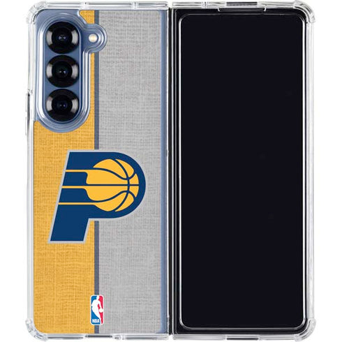 NBA Indiana Pacers Canvas Galaxy Z Fold6 Clear Case